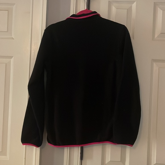 Black and pink fleece snap-t Patagonia - Picture 8 of 8